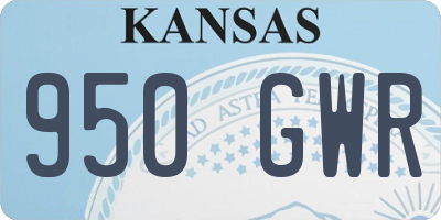 KS license plate 950GWR