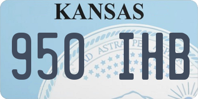 KS license plate 950IHB