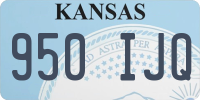 KS license plate 950IJQ
