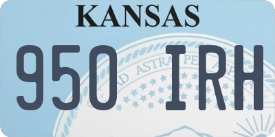 KS license plate 950IRH