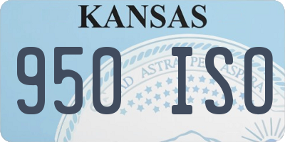 KS license plate 950ISO