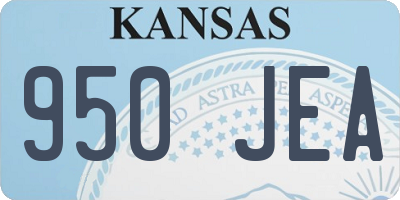 KS license plate 950JEA