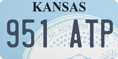 KS license plate 951ATP