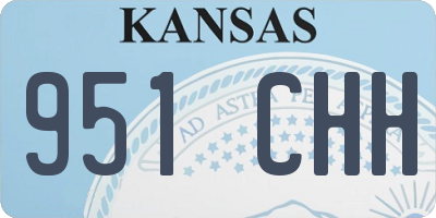 KS license plate 951CHH