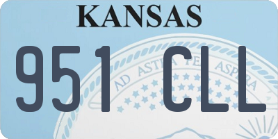 KS license plate 951CLL