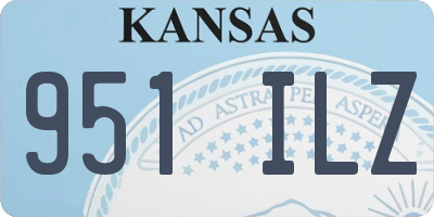 KS license plate 951ILZ