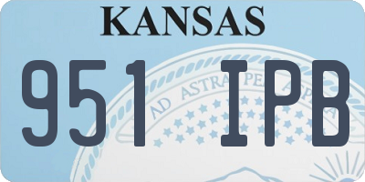 KS license plate 951IPB