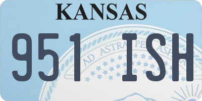 KS license plate 951ISH