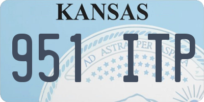 KS license plate 951ITP