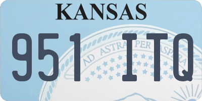 KS license plate 951ITQ
