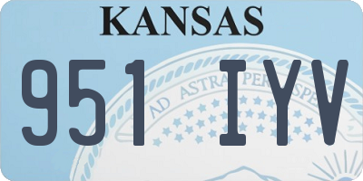 KS license plate 951IYV