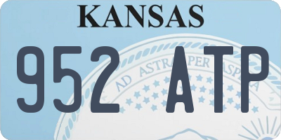 KS license plate 952ATP