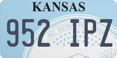 KS license plate 952IPZ