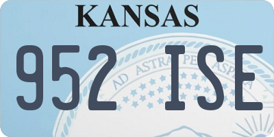 KS license plate 952ISE