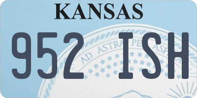 KS license plate 952ISH