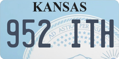 KS license plate 952ITH