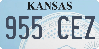 KS license plate 955CEZ