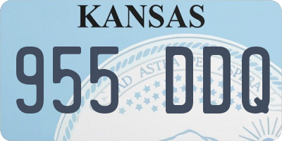 KS license plate 955DDQ