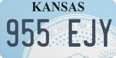 KS license plate 955EJY