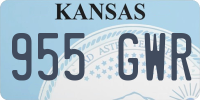 KS license plate 955GWR