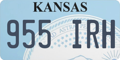 KS license plate 955IRH