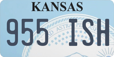 KS license plate 955ISH