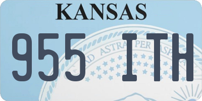 KS license plate 955ITH