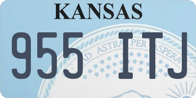 KS license plate 955ITJ