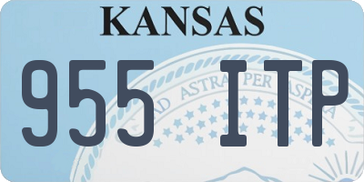 KS license plate 955ITP
