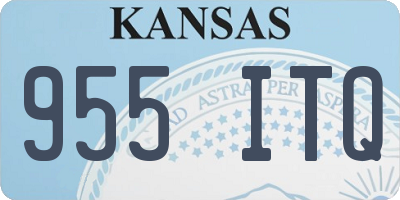 KS license plate 955ITQ