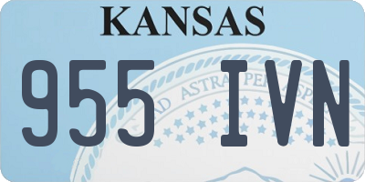 KS license plate 955IVN