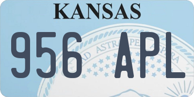 KS license plate 956APL