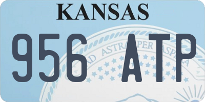 KS license plate 956ATP