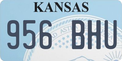 KS license plate 956BHU