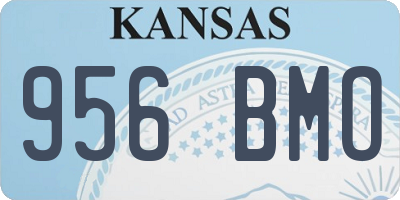 KS license plate 956BMO