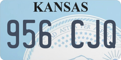 KS license plate 956CJQ
