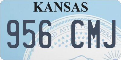 KS license plate 956CMJ