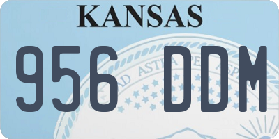 KS license plate 956DDM