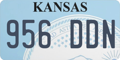 KS license plate 956DDN