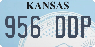 KS license plate 956DDP