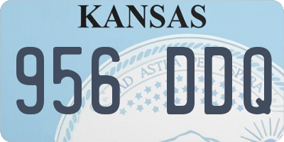 KS license plate 956DDQ
