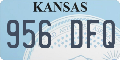 KS license plate 956DFQ