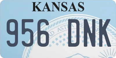 KS license plate 956DNK