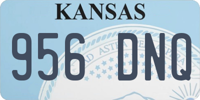 KS license plate 956DNQ