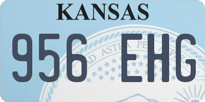 KS license plate 956EHG