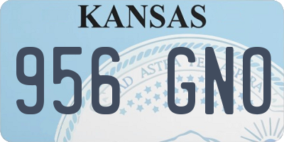 KS license plate 956GNO