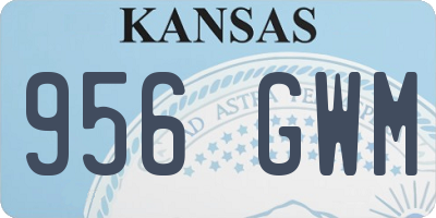KS license plate 956GWM