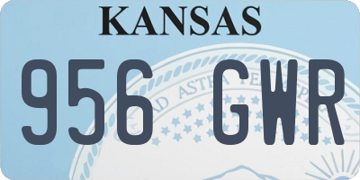 KS license plate 956GWR