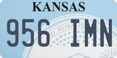 KS license plate 956IMN