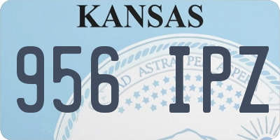 KS license plate 956IPZ